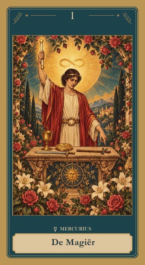De Magiër uit het Tarot Deck