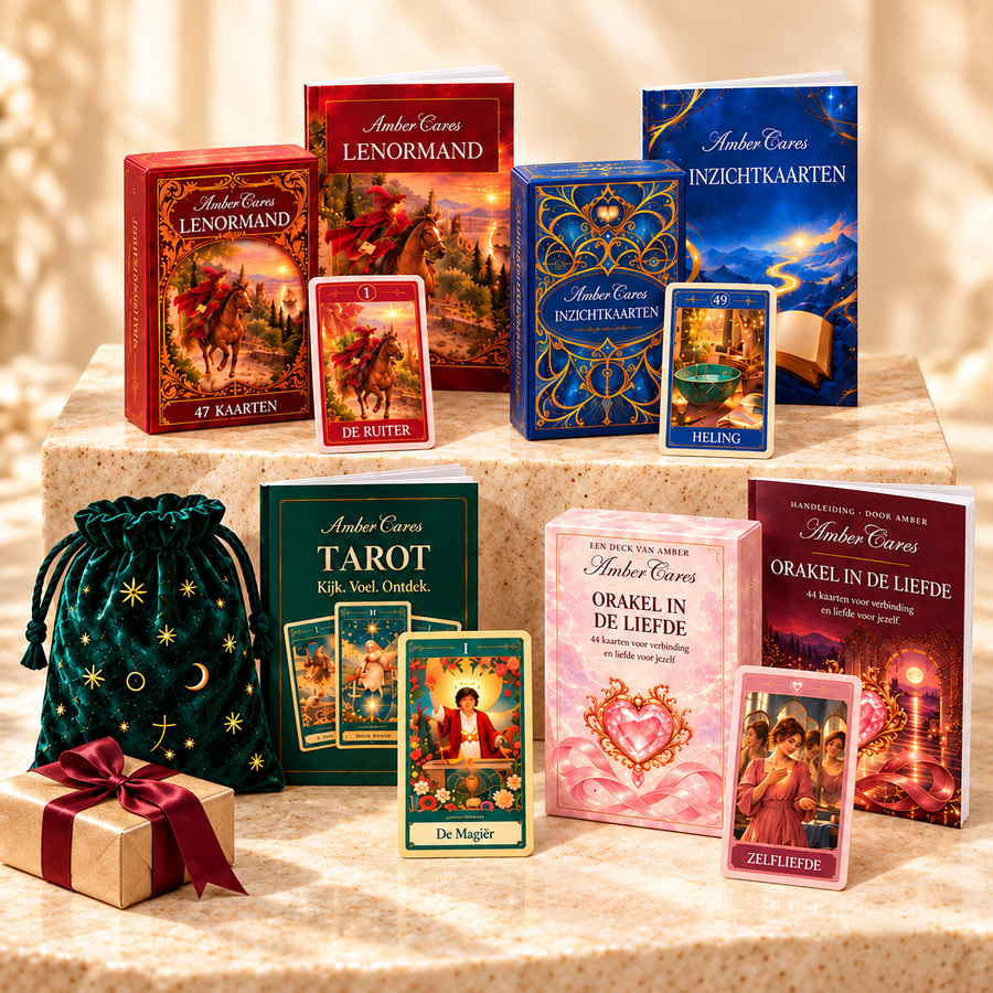 Tarot, Orakel & Cadeaus met de nieuwe AmberCares-kaarten