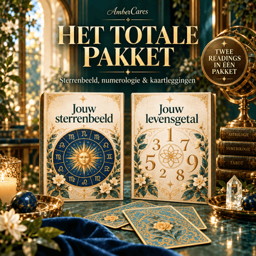 Het Totale Pakket - Sterrenbeeld, Numerologie & Kaartleggingen – Twee persoonlijke readings, helemaal over jou.