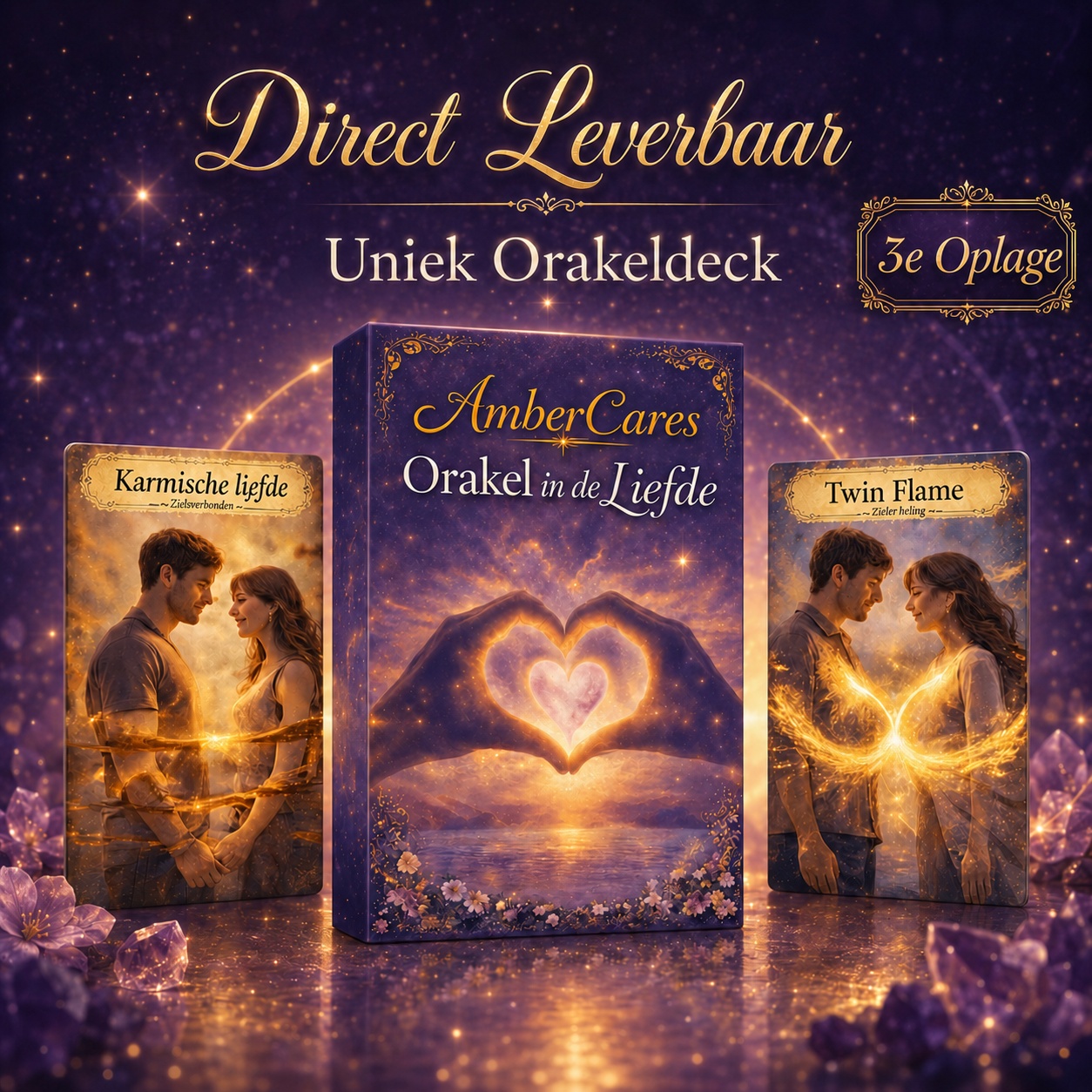 Amber Liefdesdeck: Orakelset voor Inzicht in Relaties