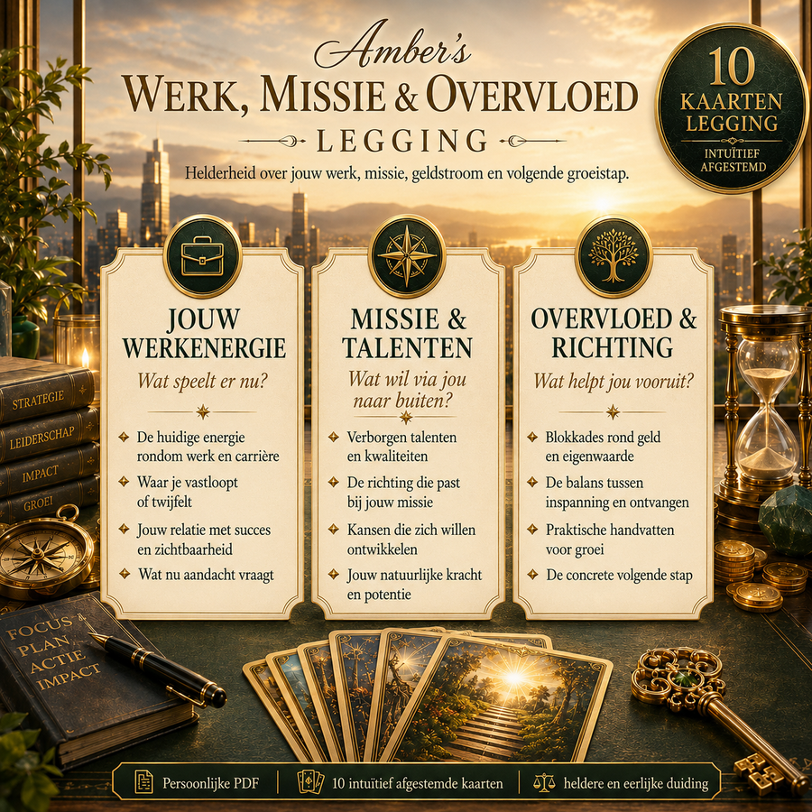 Werk, Missie & Overvloed Legging - Uitgebreid